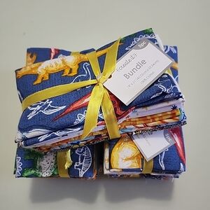 Colorful Dinosaur Fabric Bundle